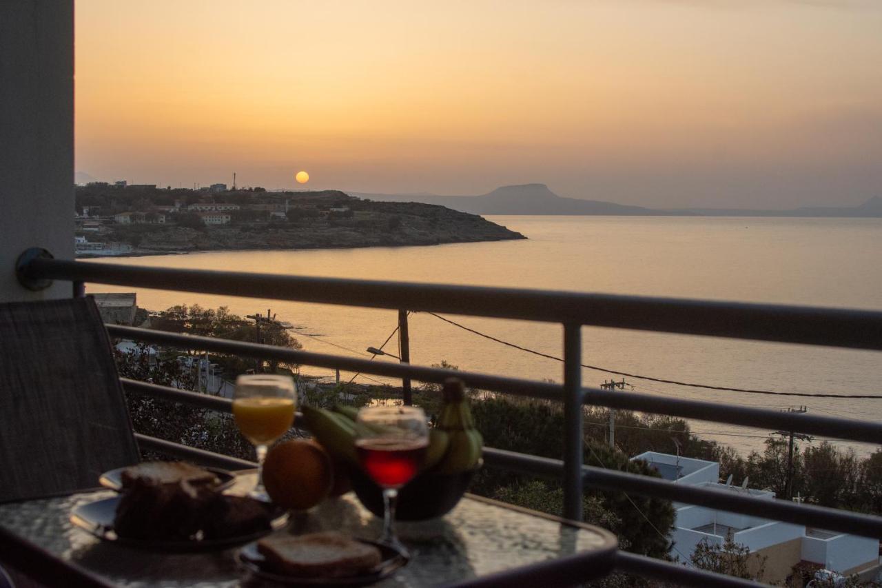 Pavlos Standard Studio With Sea View Rethymno Esterno foto